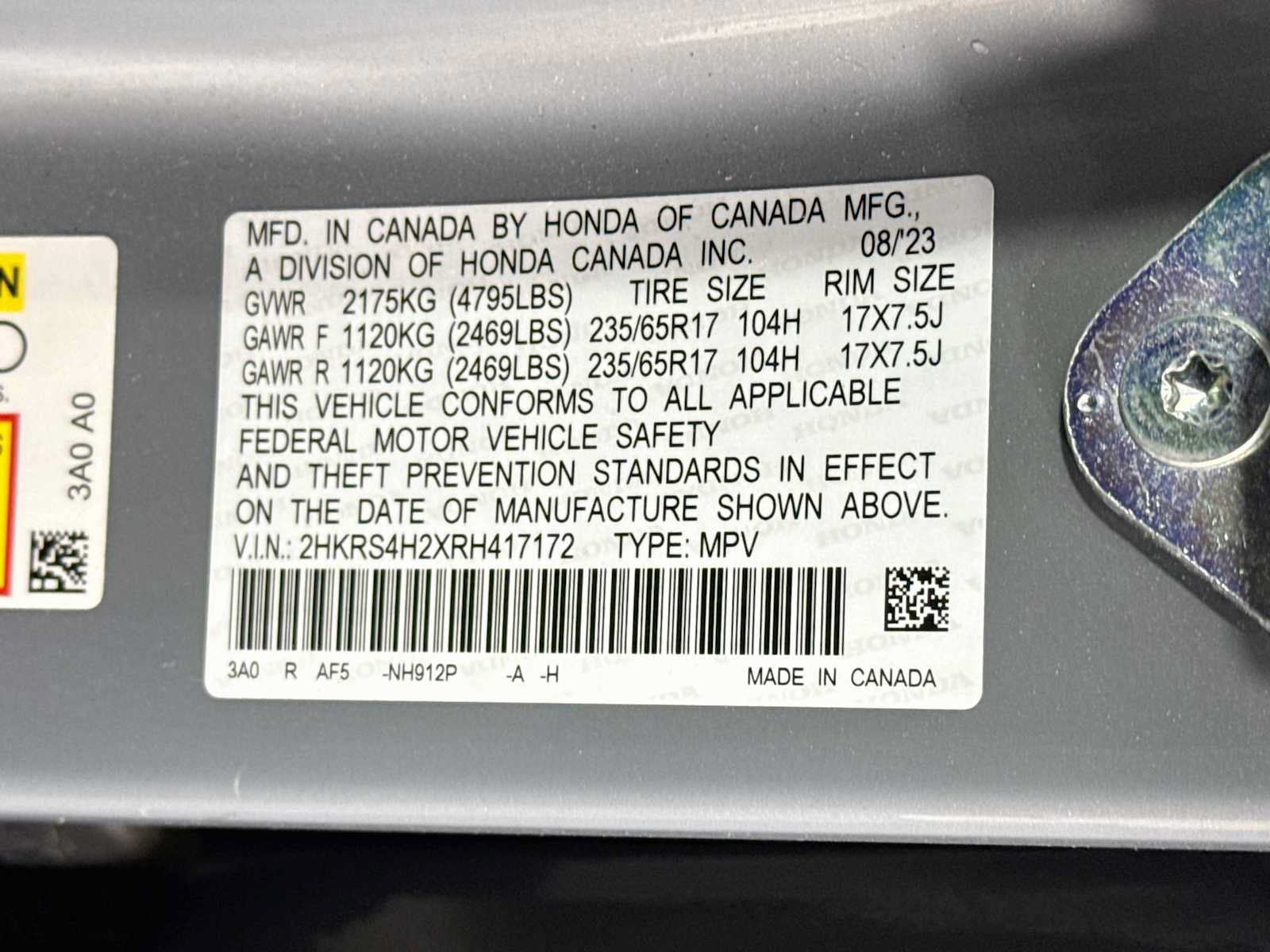 Certified 2024 Honda CR-V LX image 29