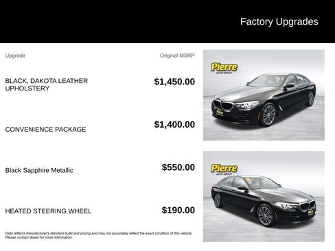 Used 2019 BMW 530i xDrive w/ Convenience Package image 13