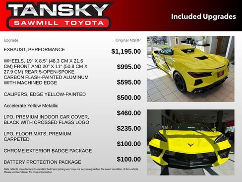 Used 2021 Chevrolet Corvette Stingray Preferred Conv w/ Battery Protection Package RWD image 33