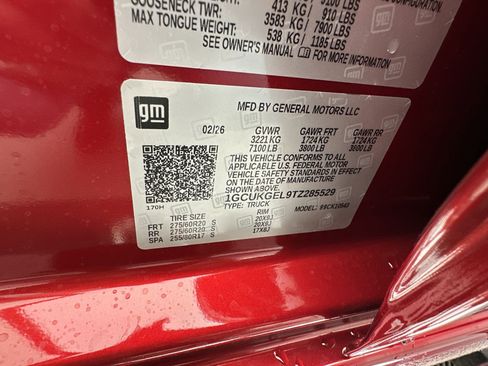 New 2026 Chevrolet Silverado 1500 LTZ image 20