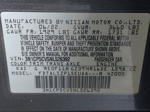 Used 2022 Nissan Kicks SV FWD image 33
