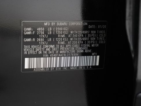 Used 2020 Subaru Outback 2.5i w/ Popular Package #1 image 27