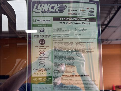 Used 2022 GMC Yukon Denali AWD/4WD image 42