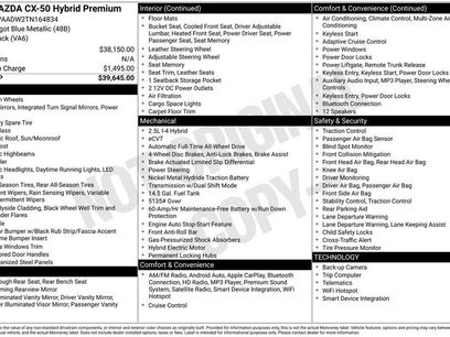 New 2026 MAZDA CX-50 AWD 2.5 Hybrid w/ Premium Pkg