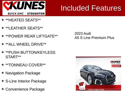 Used 2023 Audi A5 2.0T Premium Plus w/ Premium Plus AWD/4WD image 3