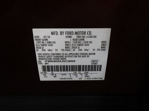 Used 2018 Ford Explorer XLT w/ Equipment Group 202A image 45