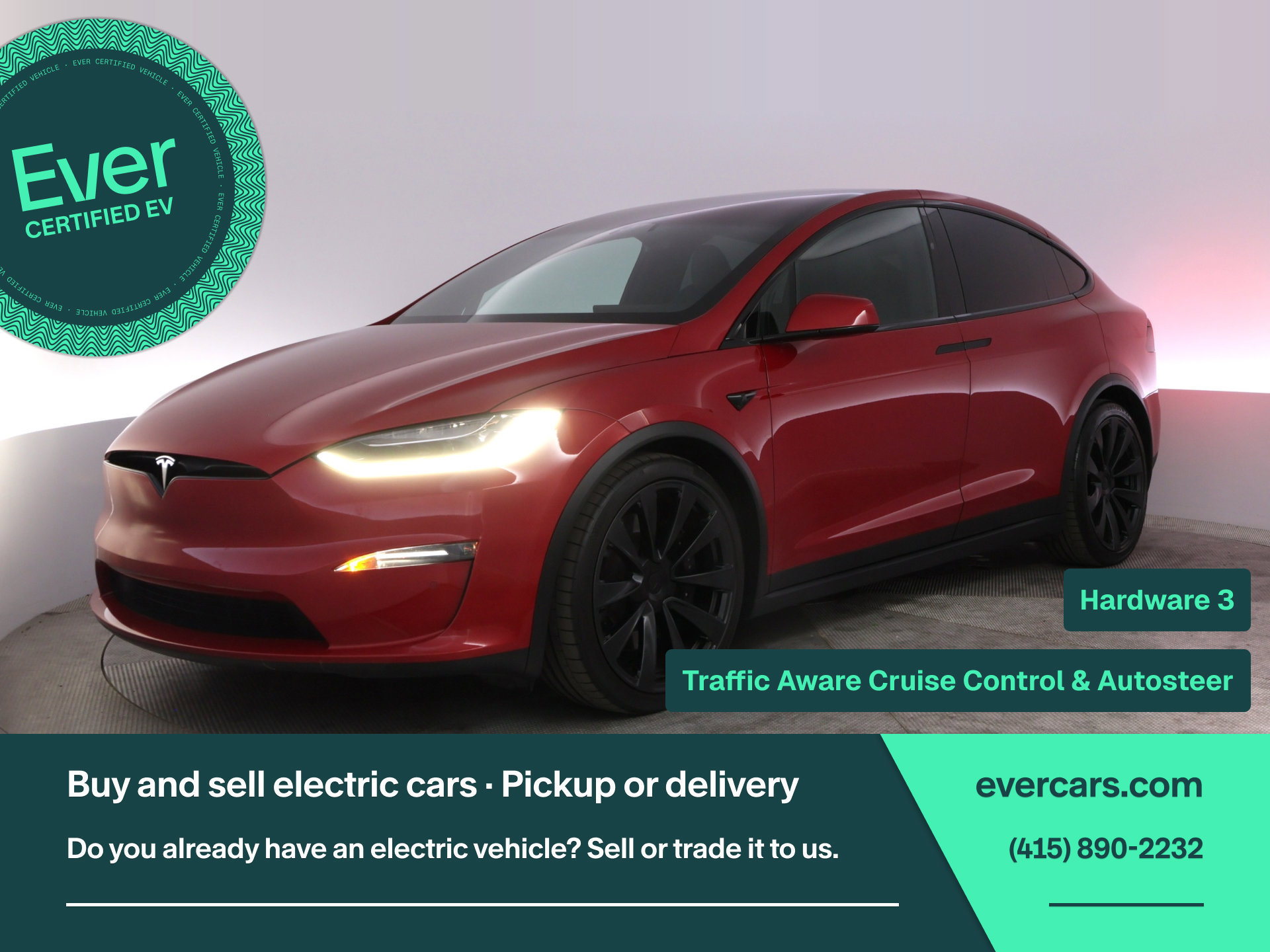 Used 2022 Tesla Model X Plaid AWD/4WD image 1