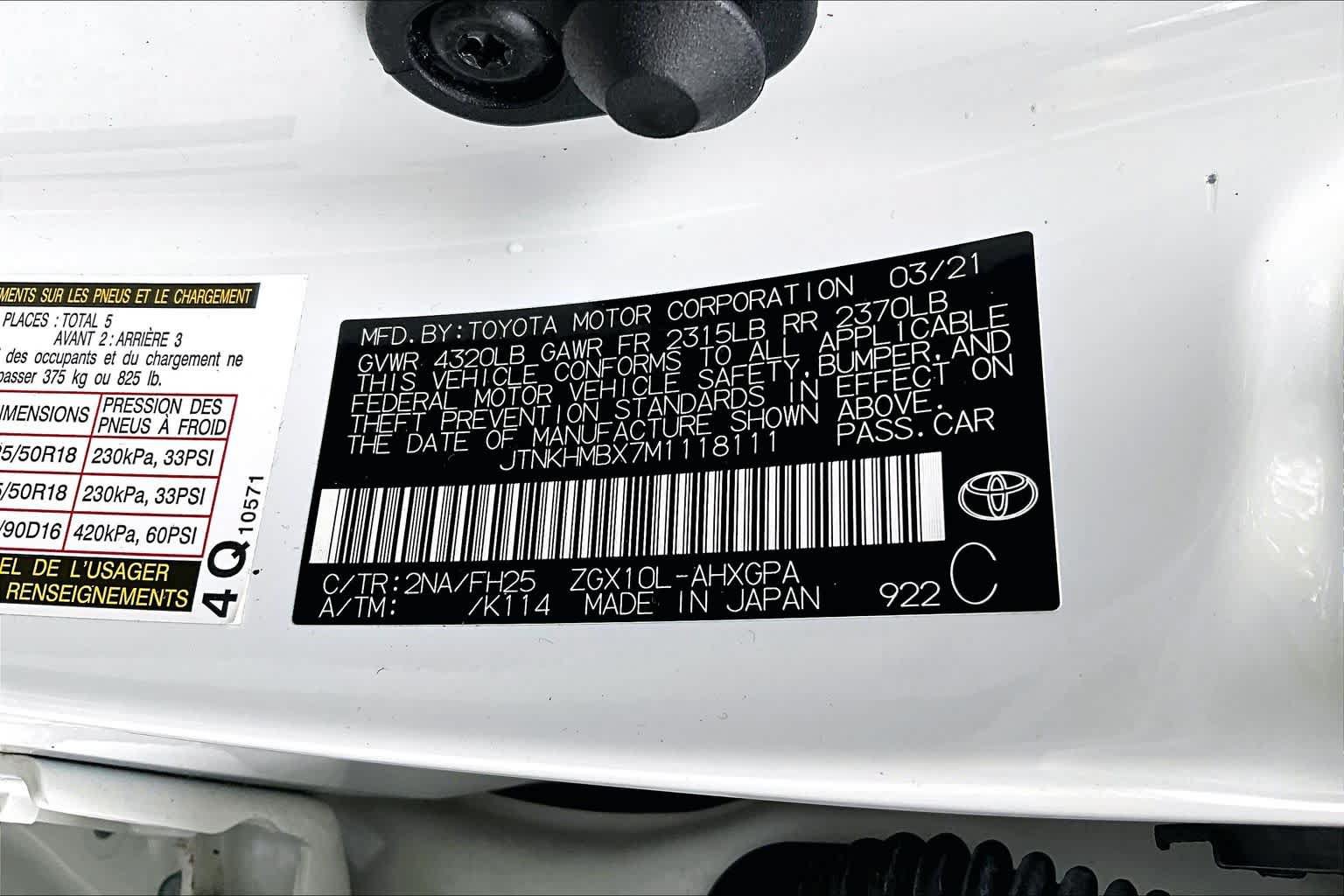 Used 2021 Toyota C-HR Nightshade FWD image 33