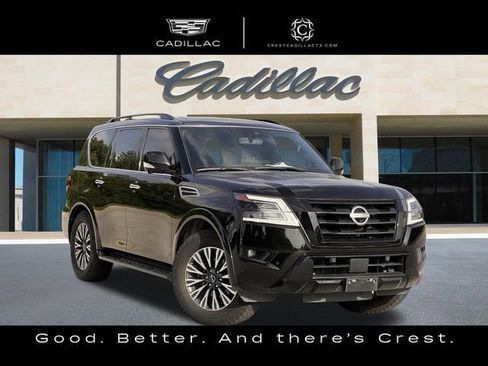 Used 2023 Nissan Armada SL w/ Midnight Edition Package RWD image 2