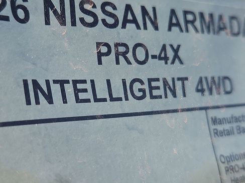 New 2026 Nissan Armada PRO-4X AWD/4WD image 8
