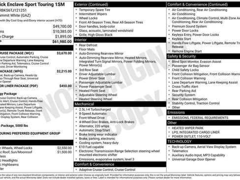 New 2026 Buick Enclave Sport Touring w/ Super Cruise Package image 47