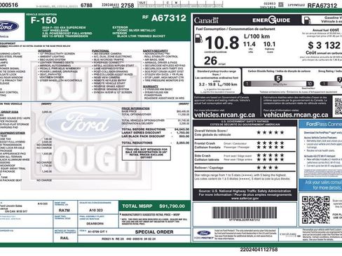 Used 2024 Ford F150 Lariat w/ Equipment Group 502A High image 37