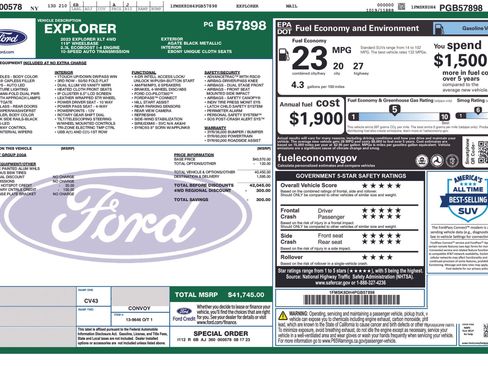 Certified 2023 Ford Explorer XLT AWD/4WD image 3