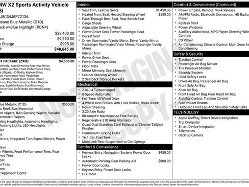 Used 2018 BMW X2 xDrive28i w/ M SportX Package image 12