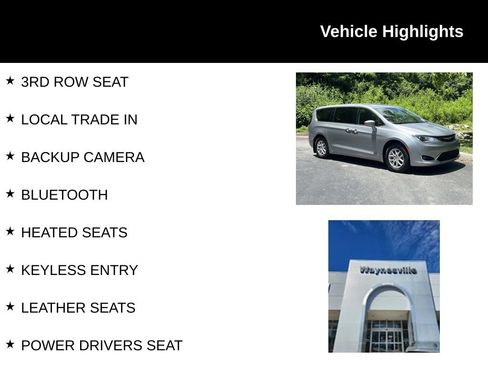 Used 2020 Chrysler Pacifica Touring FWD image 2