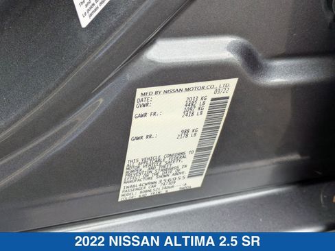 Used 2022 Nissan Altima 2.5 SR image 37
