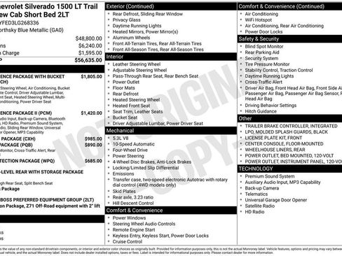 Used 2020 Chevrolet Silverado 1500 LT Trail Boss AWD/4WD image 2