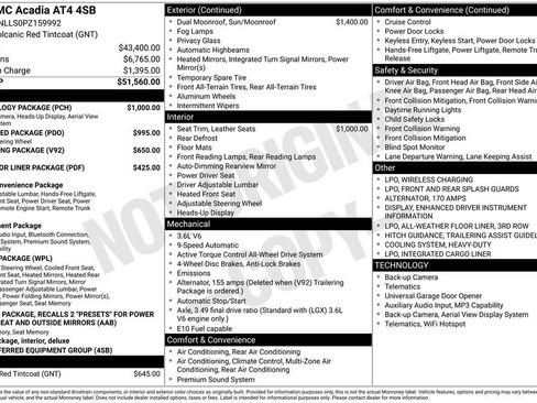 Certified 2023 GMC Acadia AT4 w/ Technology Package AWD/4WD image 6