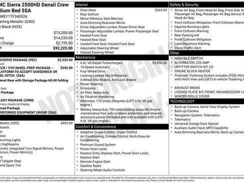 New 2026 GMC Sierra 2500 Denali w/ Denali Reserve Package AWD/4WD image 29