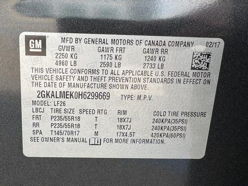 Used 2017 GMC Terrain SLE FWD image 26