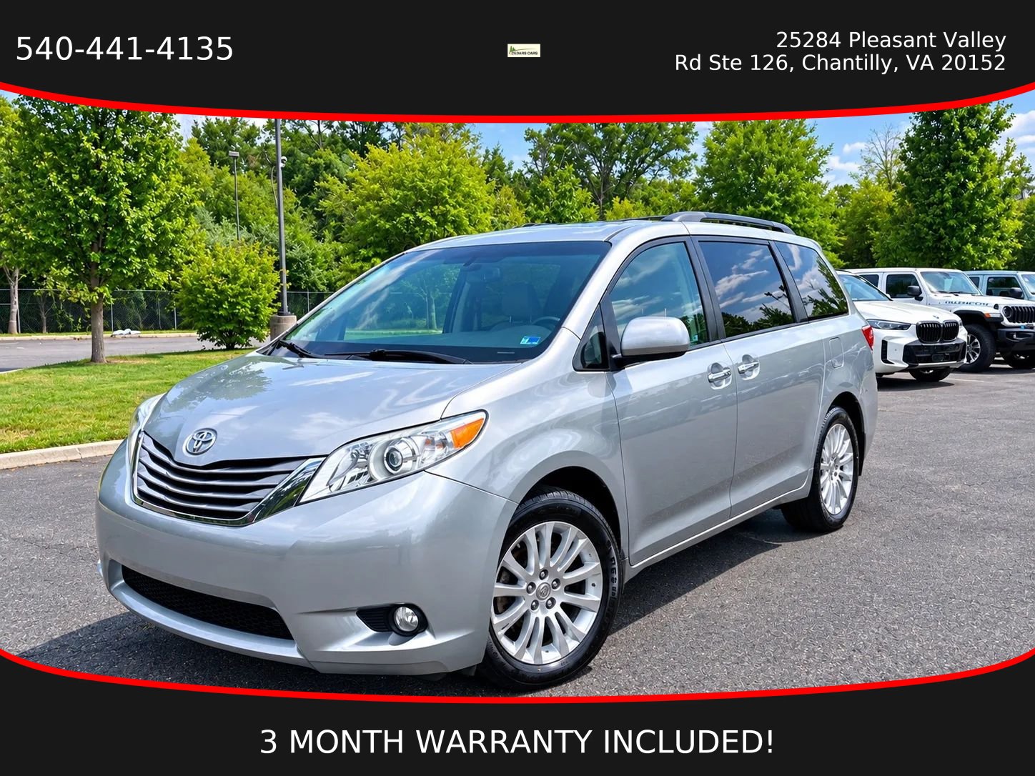 Used 2015 Toyota Sienna XLE FWD image 1