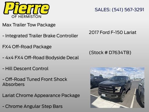 Used 2017 Ford F150 Lariat w/ Equipment Group 502A Luxury AWD/4WD image 5