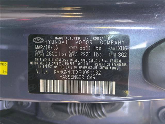 Used 2015 Hyundai Genesis 3.8 w/ Option Group 02 AWD/4WD image 15