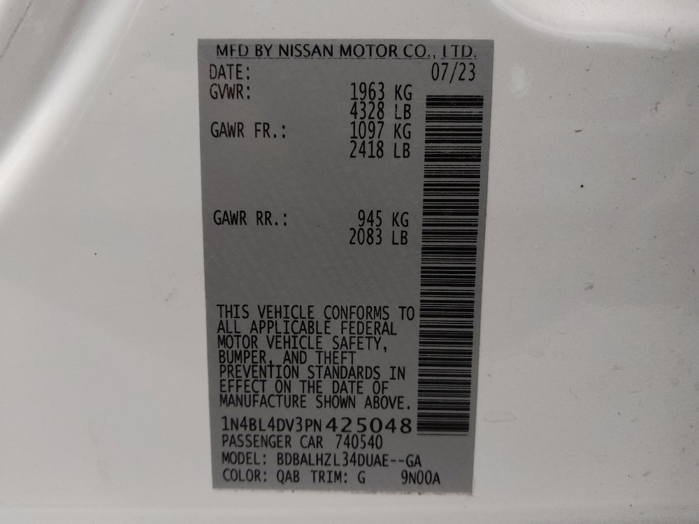 Used 2023 Nissan Altima 2.5 SV w/ SV Premium Package FWD image 33