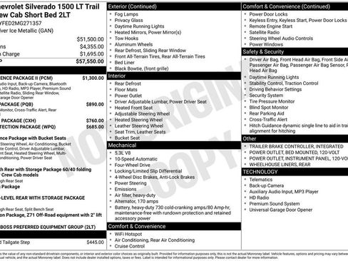 Used 2021 Chevrolet Silverado 1500 LT Trail Boss w/ Convenience Package II image 6