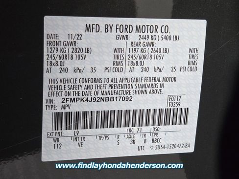 Used 2022 Ford Edge SEL w/ Convenience Package AWD/4WD image 13