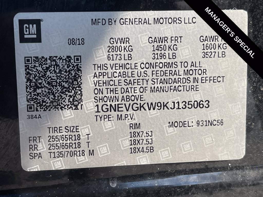 Used 2019 Chevrolet Traverse LT AWD/4WD image 28
