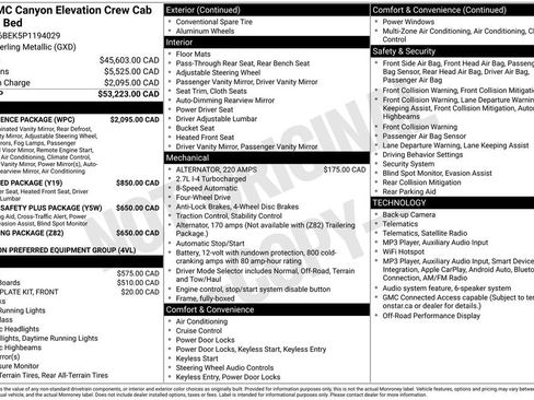 Used 2023 GMC Canyon Elevation w/ Convenience Package AWD/4WD image 27