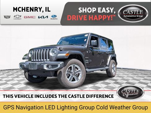 Used 2021 Jeep Wrangler Unlimited Sahara AWD/4WD image 1