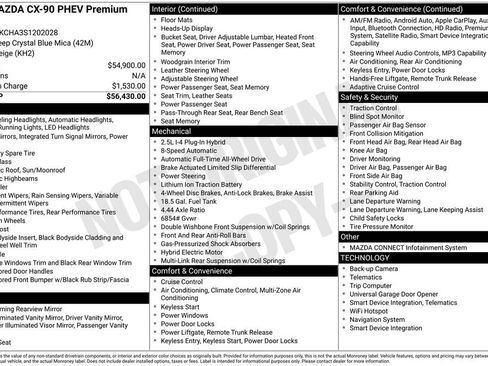 Certified 2025 MAZDA CX-90 Plug-In Hybrid w/Premium Sport image 2