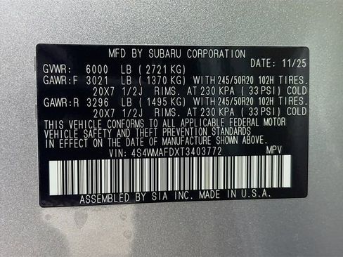 New 2026 Subaru Ascent Limited image 34