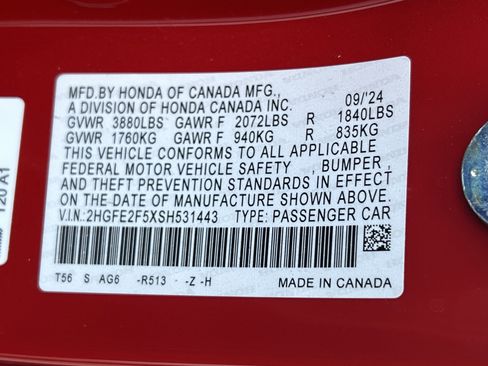 Used 2025 Honda Civic Sport image 36