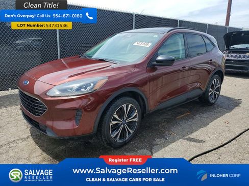 Used 2021 Ford Escape SE w/ SE Sport Appearance Package AWD/4WD image 1