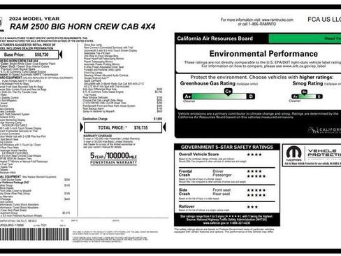 Used 2024 RAM 2500 Big Horn w/ Off Road Package AWD/4WD image 51