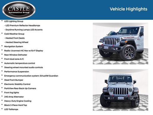 Used 2022 Jeep Gladiator Rubicon w/ LED Lighting Group image 8
