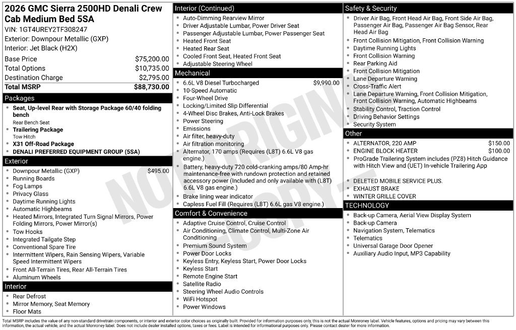Certified 2026 GMC Sierra 2500 Denali AWD/4WD image 9