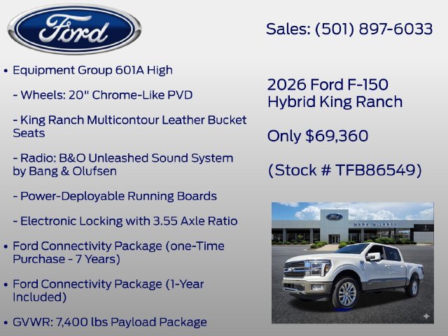 New 2026 Ford F150 King Ranch w/ Equipment Group 601A High AWD/4WD image 6