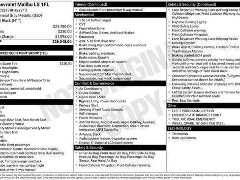 Used 2024 Chevrolet Malibu LS image 2