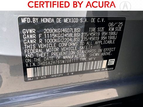 Certified 2025 Acura ADX A-Spec image 40