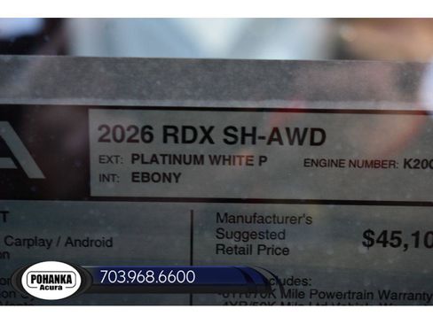 New 2026 Acura RDX Base image 35