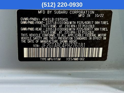 Used 2023 Subaru Crosstrek 2.0i AWD/4WD image 39