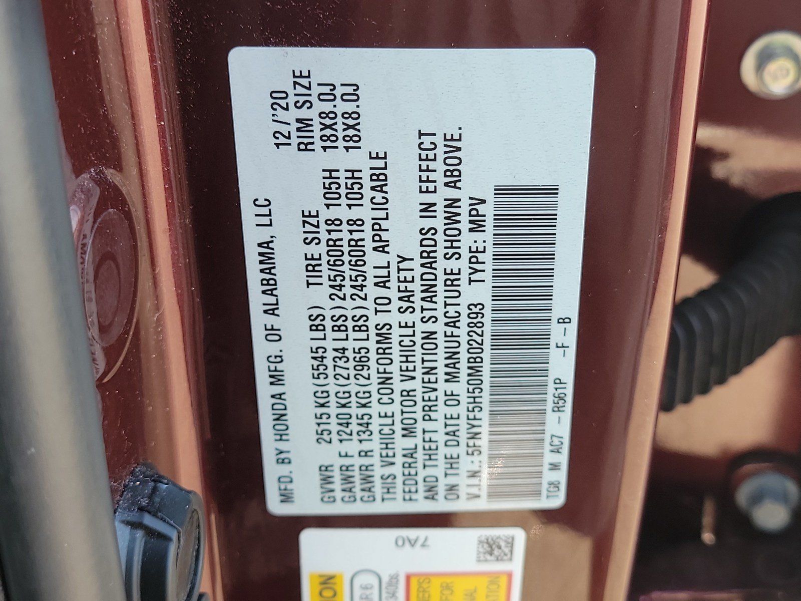 Used 2021 Honda Pilot EX-L image 32