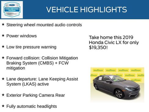 Used 2019 Honda Civic LX image 22