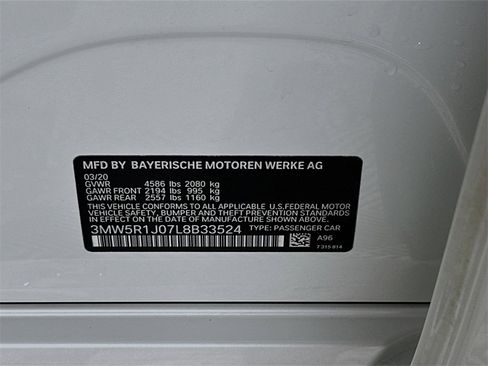 Used 2020 BMW 330i Sedan w/ Convenience Package image 27