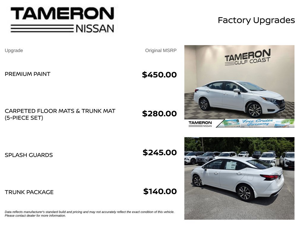 New 2025 Nissan Versa SV w/ Trunk Package FWD image 6