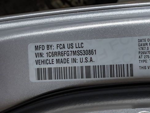 Used 2021 RAM 1500 Tradesman w/ Chrome Plus Package RWD image 64